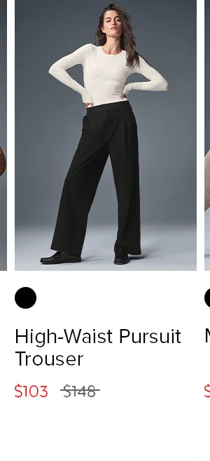 High-Waist Pursuit Trouser