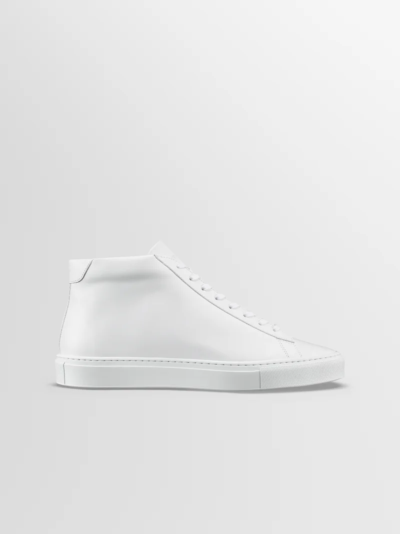 The Capri Mid in Triple White