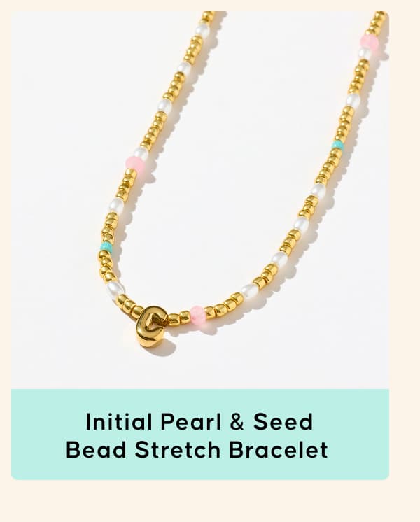 Initial Pearl & Seed Bead Choker