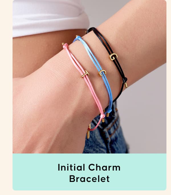 Initial Charm Bracelet