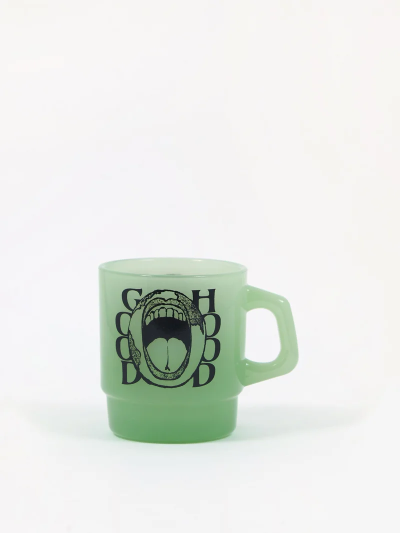 Image of Goodhood Lifestore World Glass Milk Mug - Green