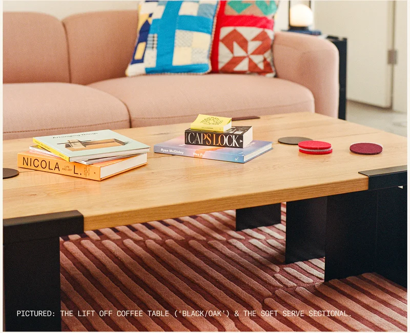 The Soft Serve Sectional & Lift Off Coffee Table at Parcel
