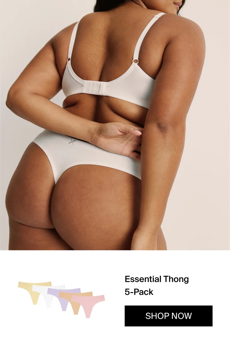 Essential Thong 5-Pack. SHOP NOW.