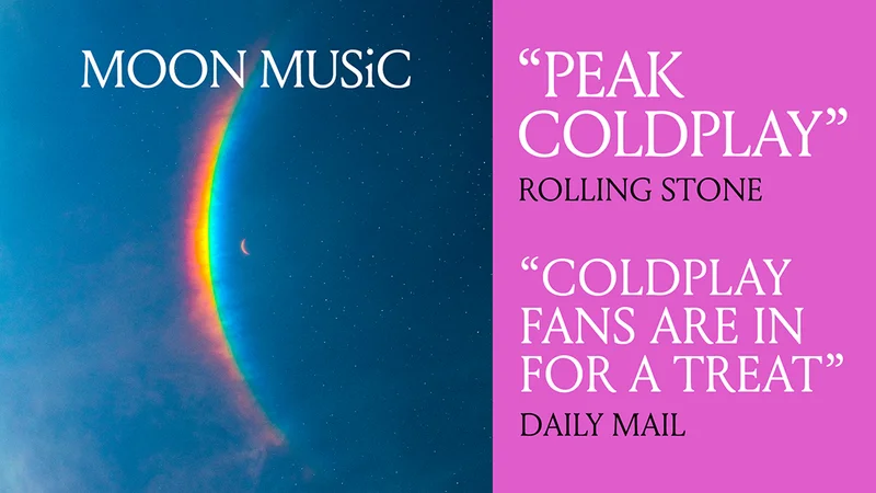 Coldplay - Notebook Edition Of Moon Music Image