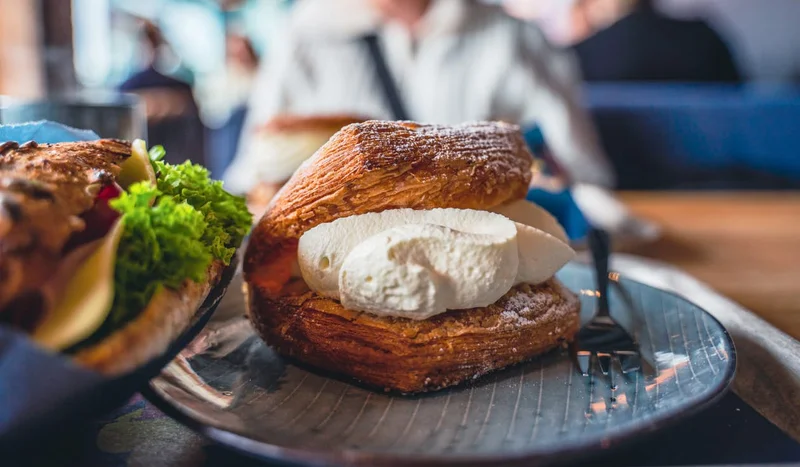A pastry at Mr Cake in Gothenburg