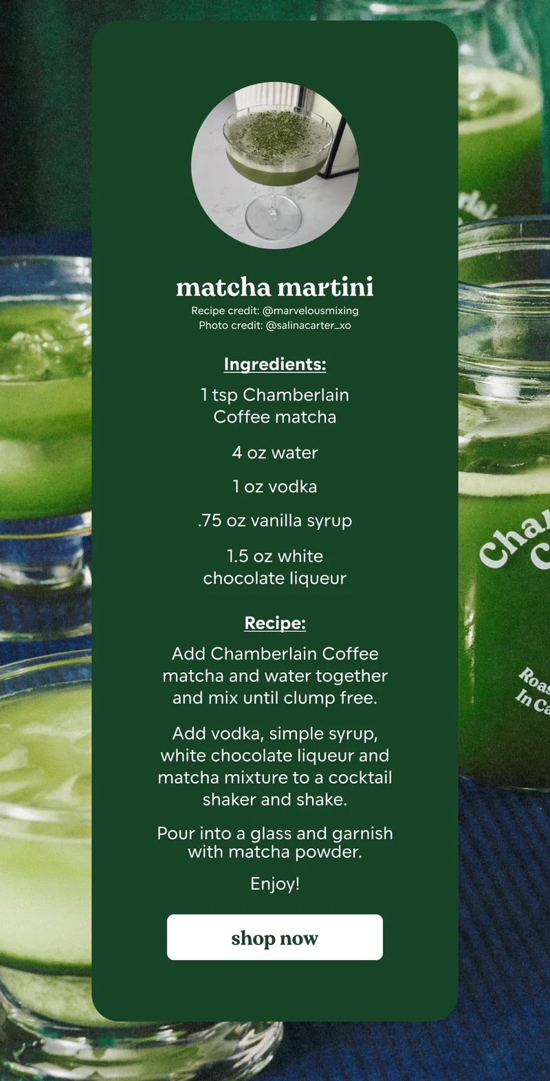 matcha product