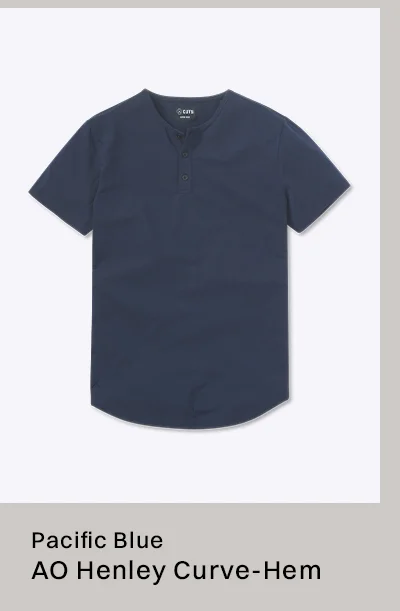 AO Henley Curve-Hem