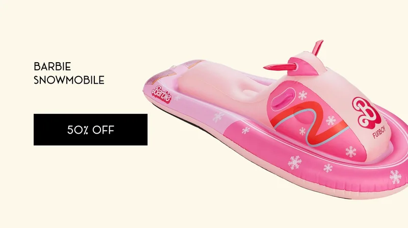 Barbie Snowmobile - 50% OFF