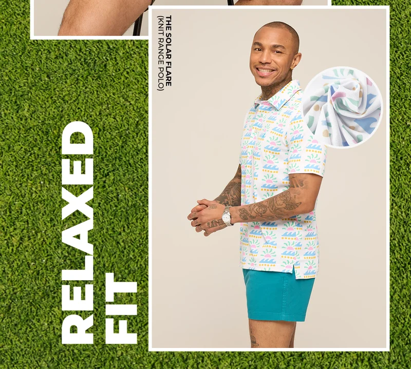 Knit Range Polo: The Solar Flare