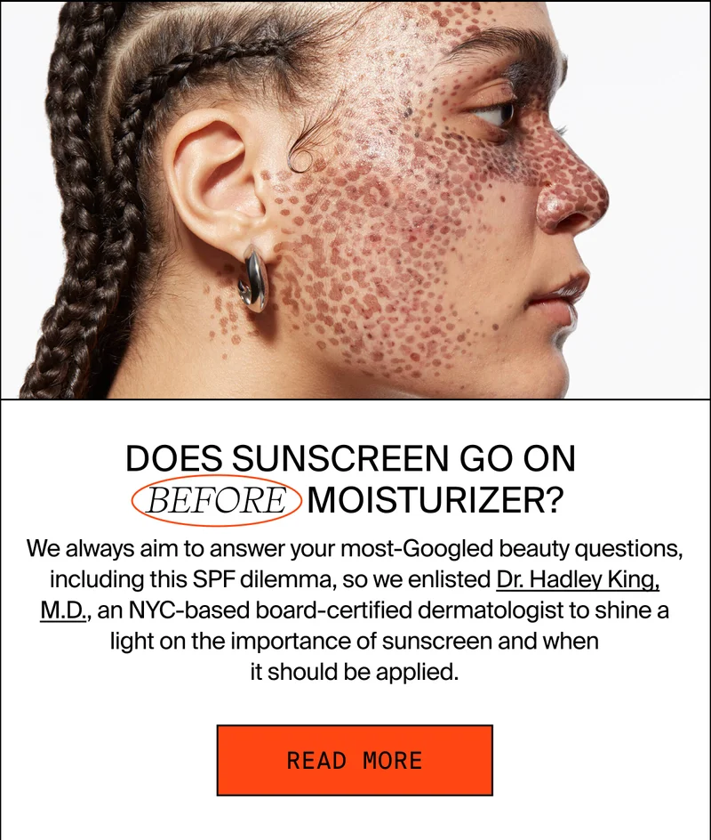Does Sunscreen Go On