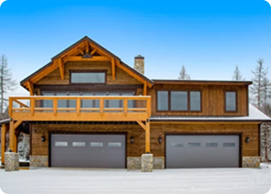 Find your peace in a spacious private cabin with breathtaking views in Whitefish, Montana.