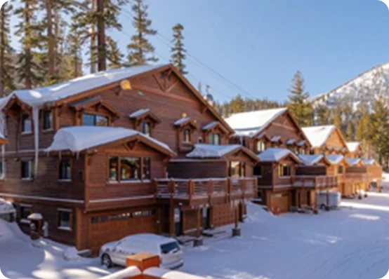 Relax in a gorgeous private home rental with alpine charm in Mammoth Lakes, California.