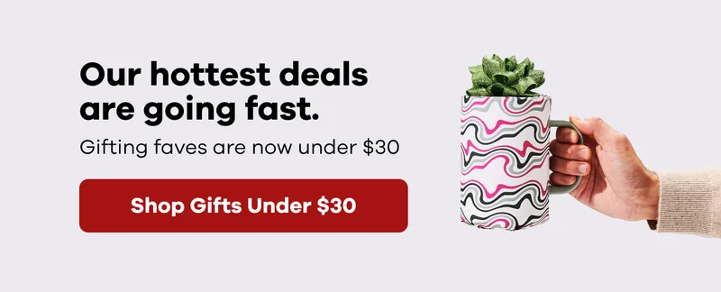 Our hottest deals are going fast. Gifting faves are now under $30.  | Shop Gifts Under $30
