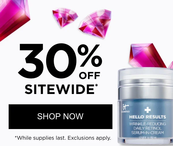 30% OFF SITEWIDE
