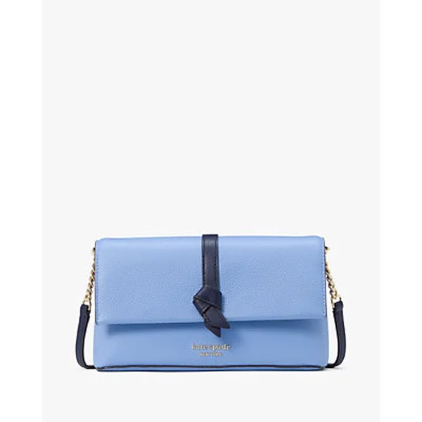 Knott Colorblocked Flap Chain Crossbody