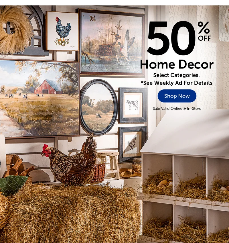 50% Off Home Decor