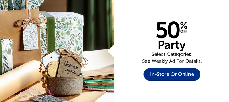 50% Off Party