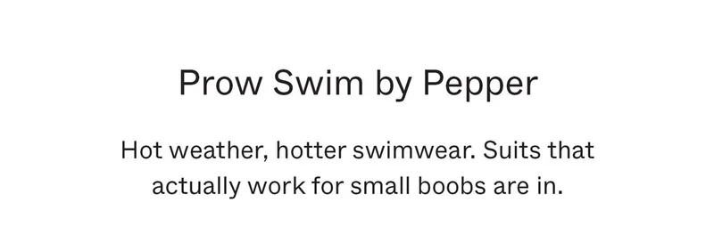 Prow Swim