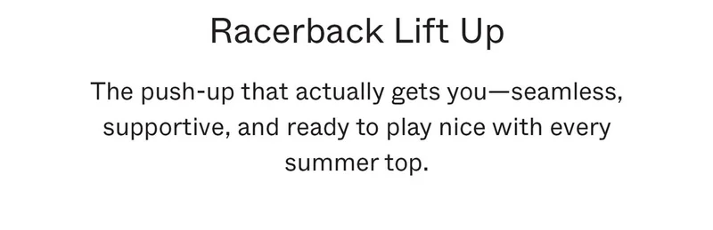 Racerback Lift Up