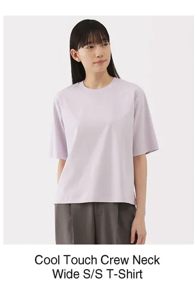 Shop Cool Touch Crew Neck Wide S/S T-Shirt