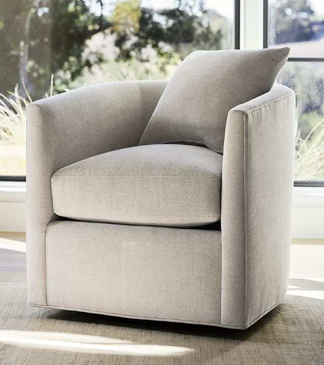 bestseller: drew swivel chair