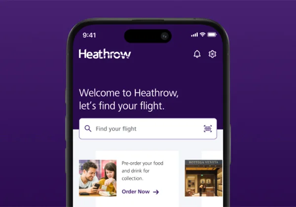 Download the Heathrow app