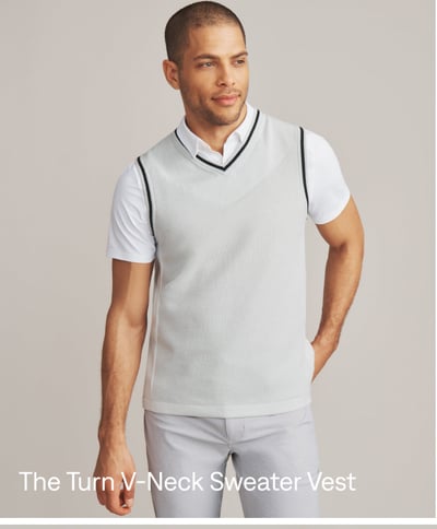 The Turn V-Neck Sweater Vest
