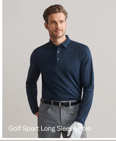 Golf Sport Long Sleeve Polo