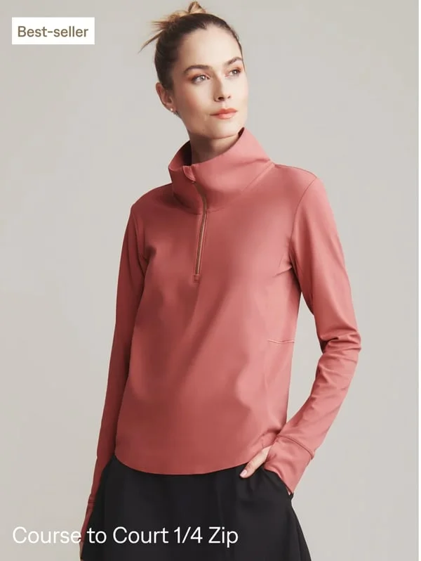 Course to Court 1/4 Zip