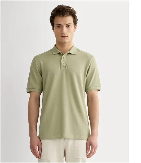 [Image]The Pique Polo | Eucalyptus