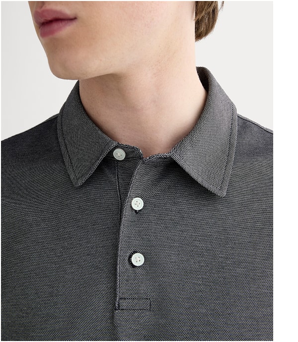 [Image]The Startup Polo | Black Chambray