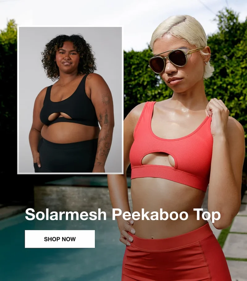 Solarmesh Peekaboo Top