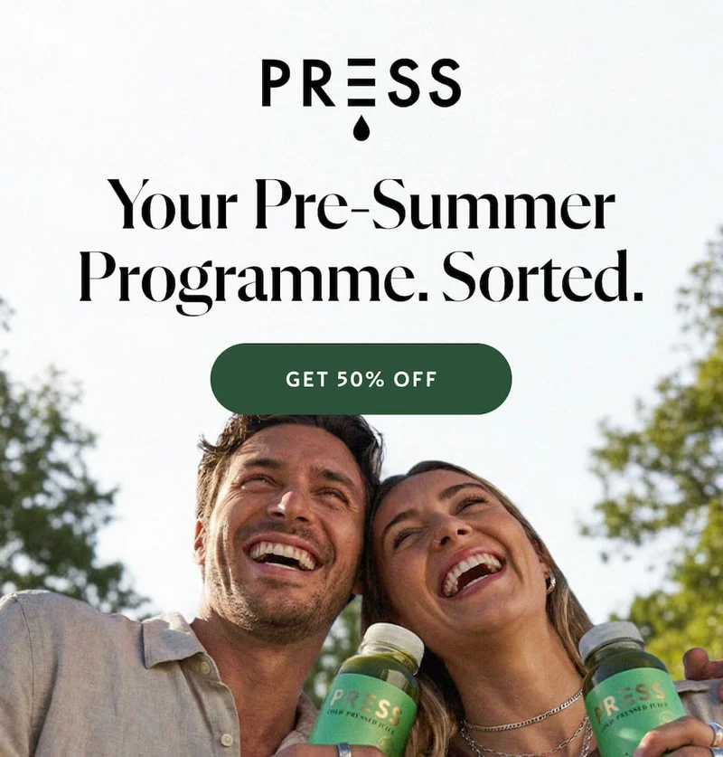 Your pre-summer programme. Sorted.