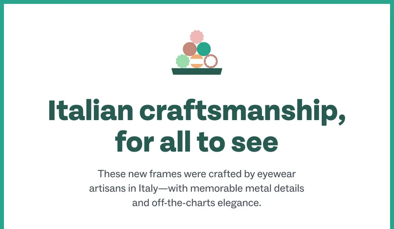Italian craftsmanship, for all to see