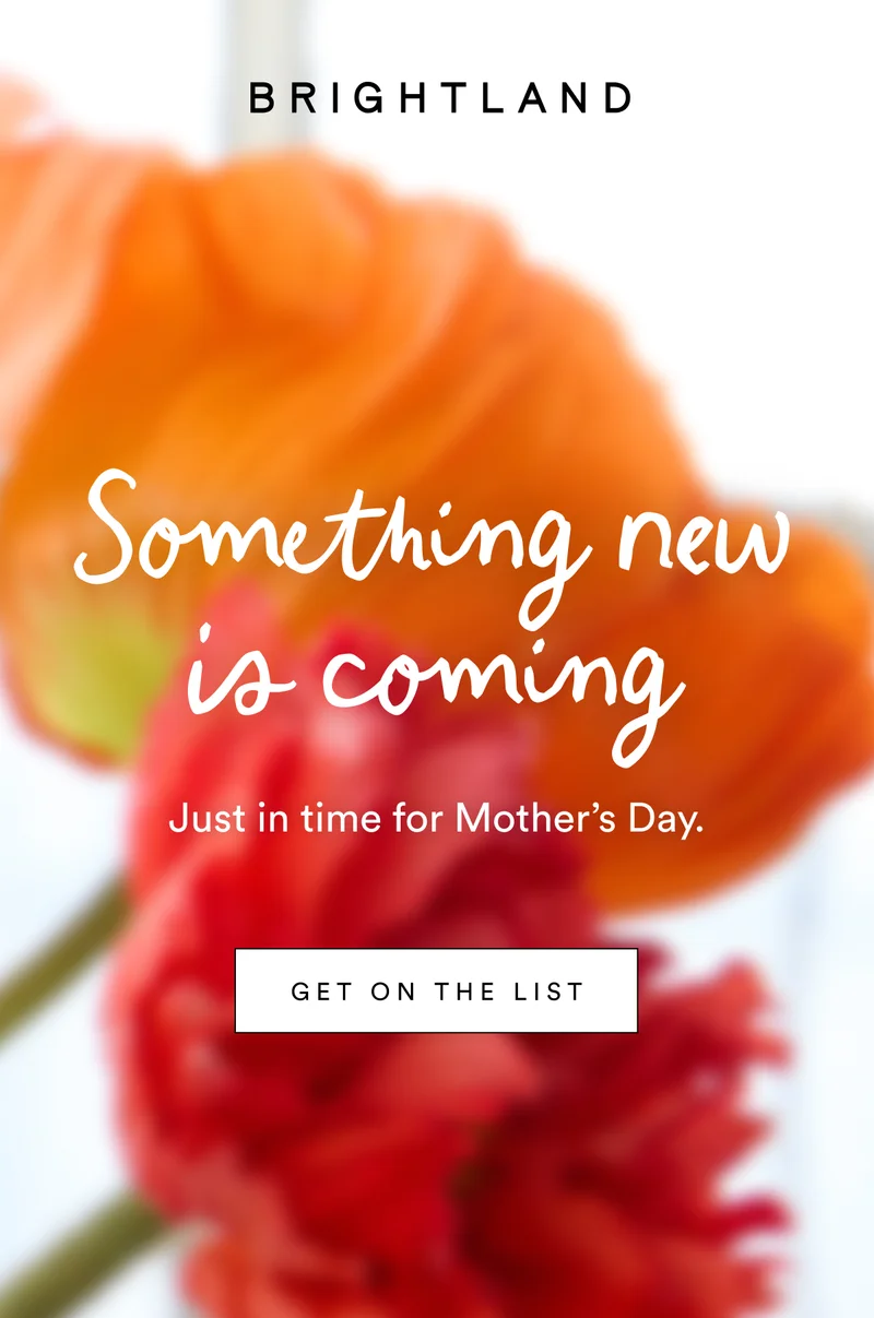Something new is coming, just in time for Mother's Day