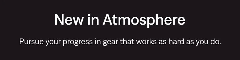 New in Atmosphere