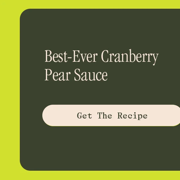BETS EVER CRANBERRY PEAR SAUCE