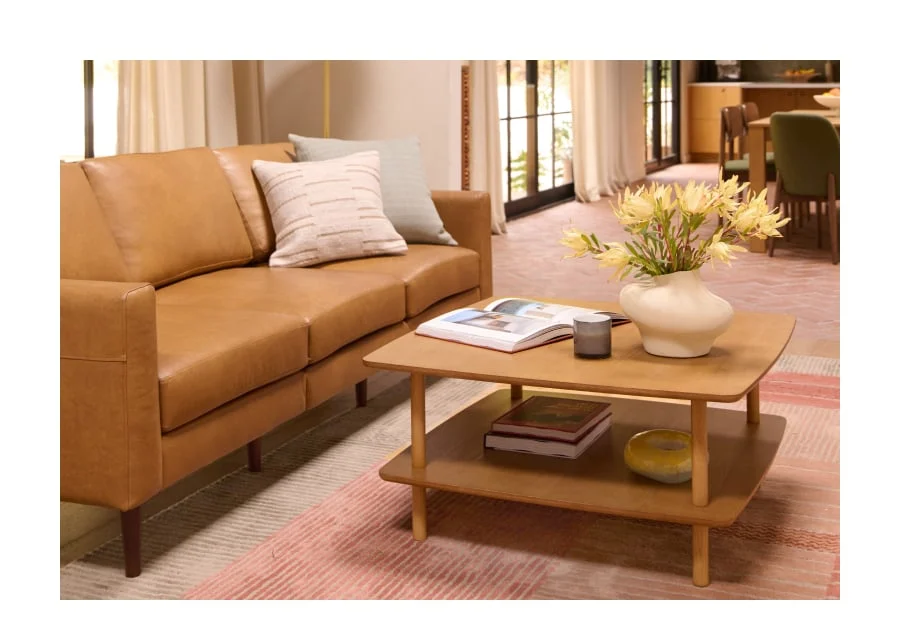 Block Nomad Leather Sofa