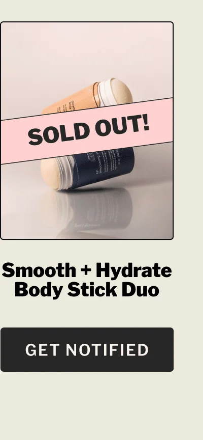 smooth + hydrate body stick duo