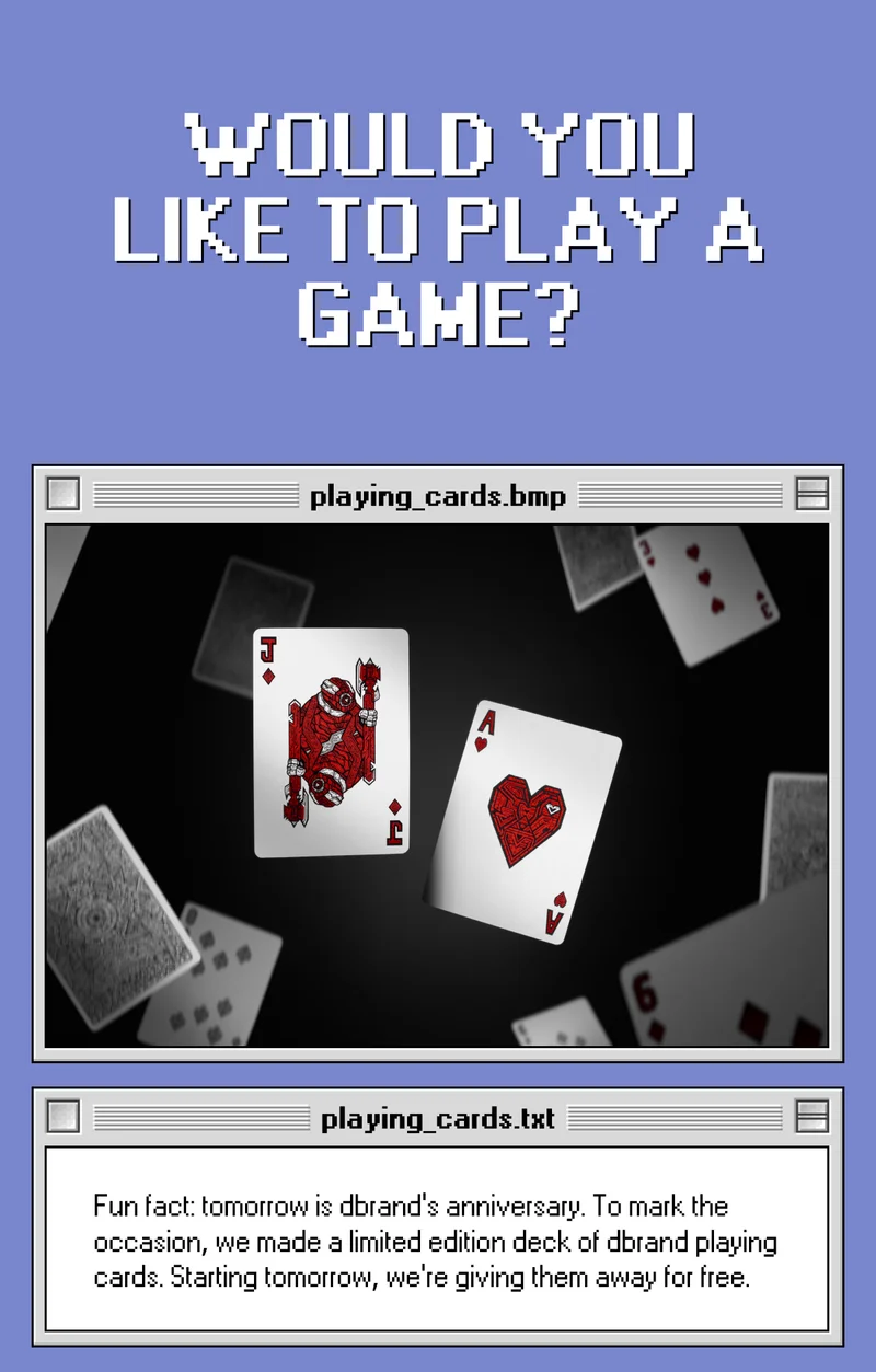 Would you like to play a game?