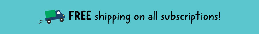 Free shipping on all subscriptions!