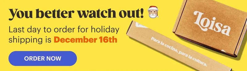 You better watch out! 🎅🏼 Last day to order for holiday shipping is December 16th!