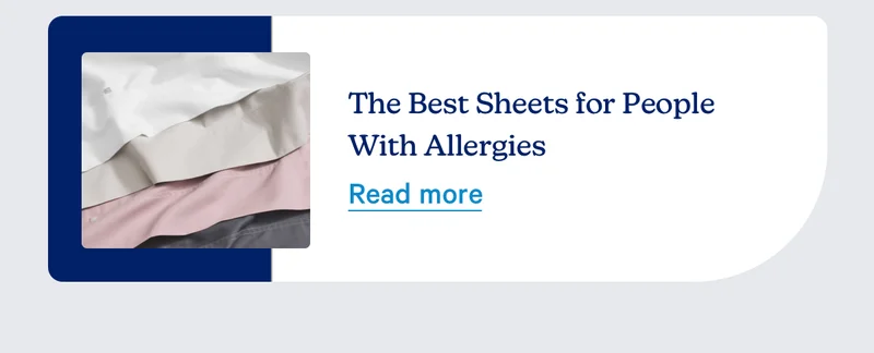 The Best Sheets for People With Allergies
