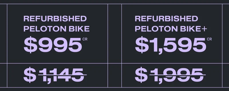 Get the refurbished Peloton Bike for $995 or the refurbished Bike+ for $1,595