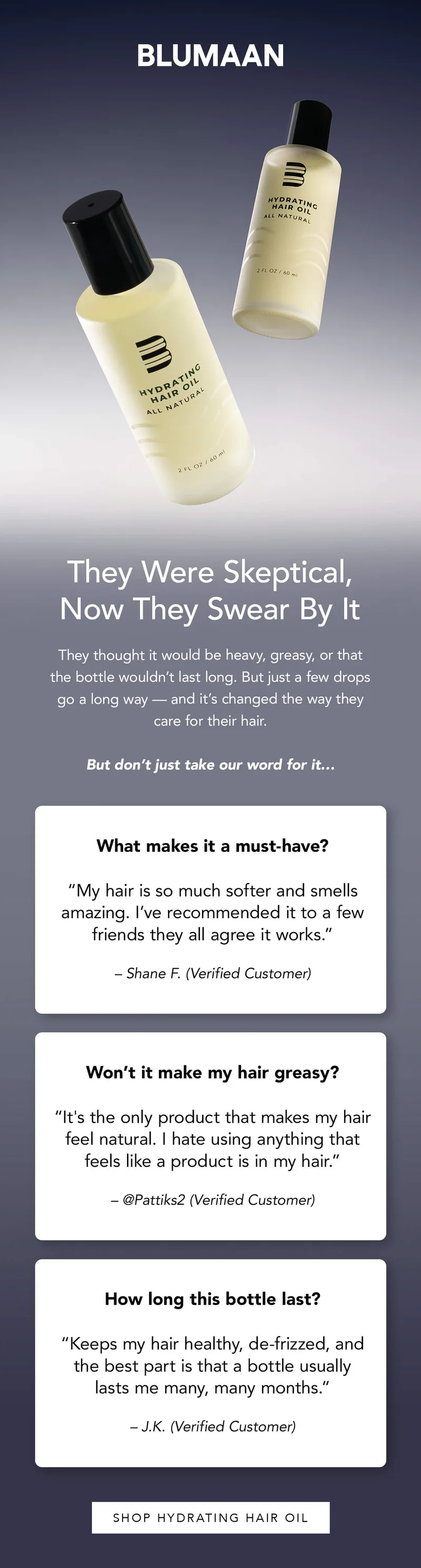 Hydrating Hair Oil