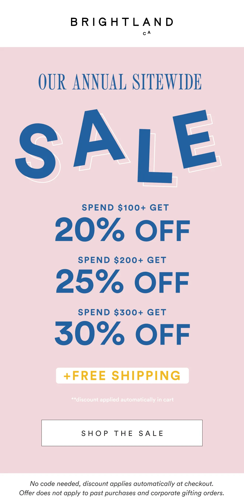 Our Annual Sitewide Sale [ Shop the Sale ]