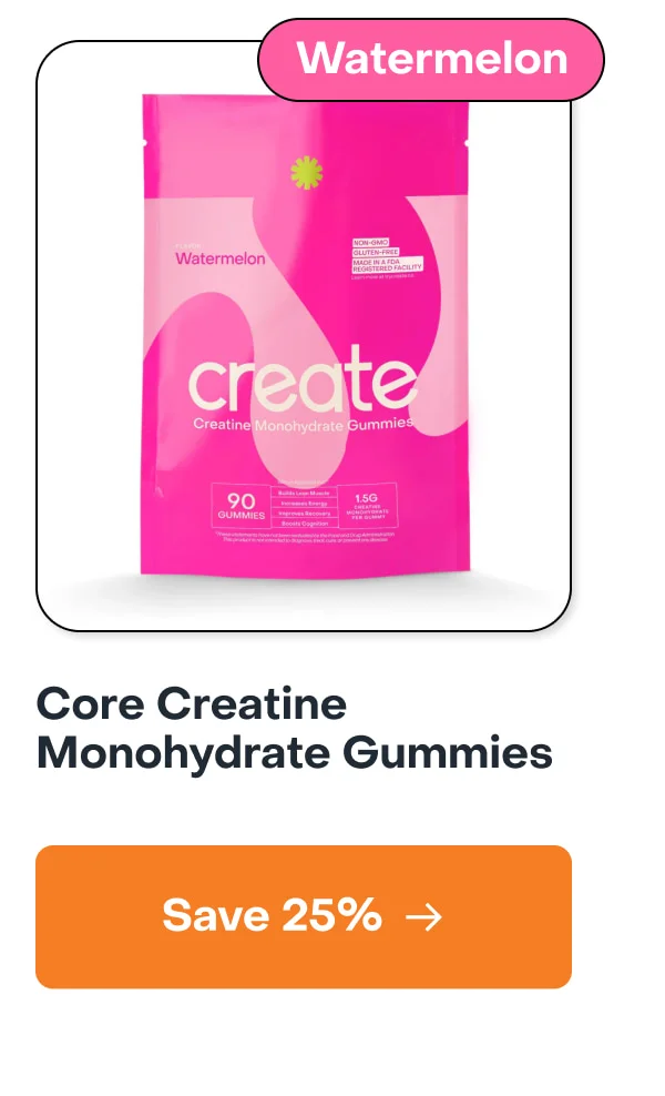 Core Creatine Monohydrate Gummies Watermelon