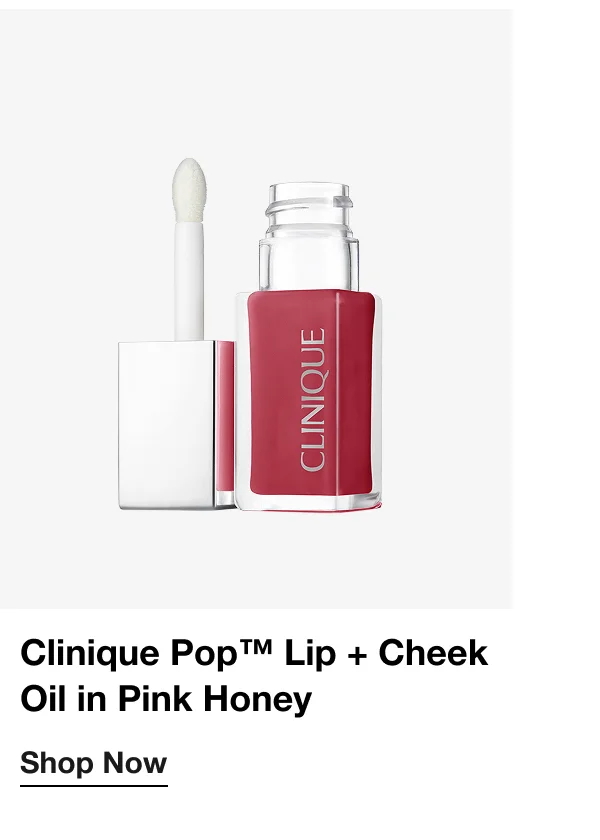 Clinique Pop™ Lip + Cheek Oil in Pink Honey | Shop Now