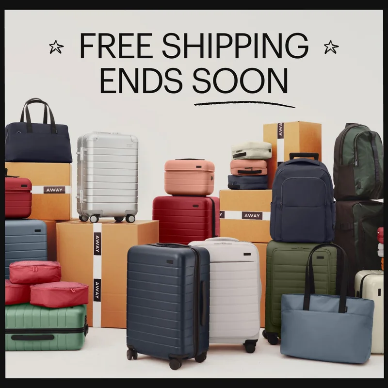 FREE SHIPPING ENDS SOON