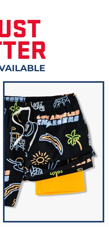 Lined Classic Swim Trunk: The Neon Chargers